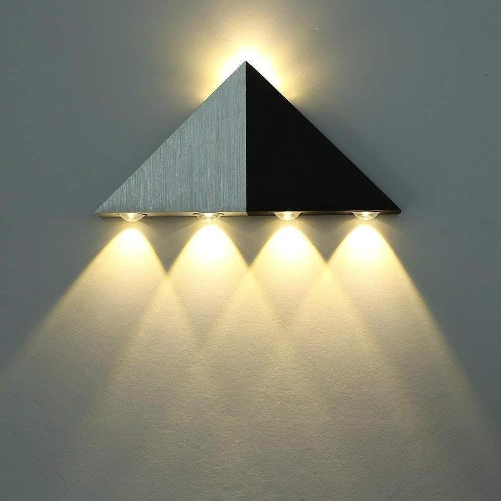 5W Led Wall Sconce Lights Triangle Shape Decorative Lamp For Bathroom Vanity Lighting outdoor wall lamp