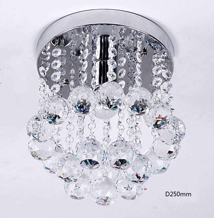 3W LED Crystal Ceiling Light Small Chandelier Ceiling Lamp Pendant Light For Hallway