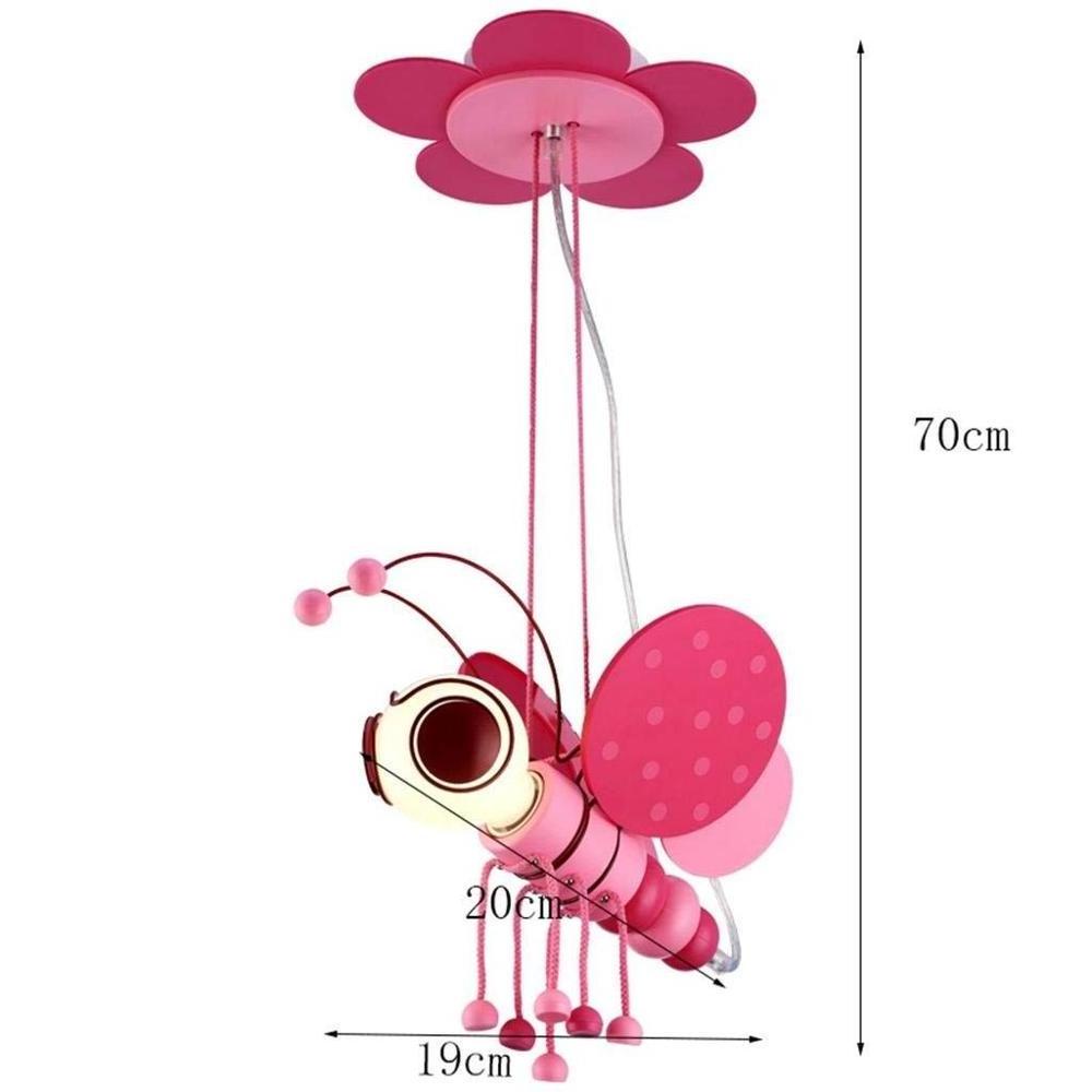 LED Bee Chandeliers Pendant Lamp For Kid's Room Flower Ceiling Lighting Fixtures