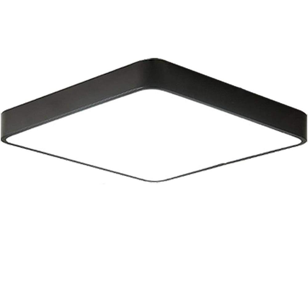 6500K Cool White Modern Flush Mount Light Square LED Ceiling Lights for Kitchen Bathroom Hallway