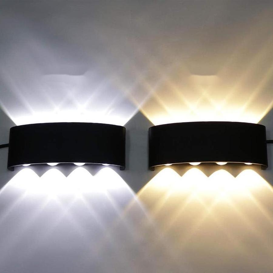 Stock Available 4W 6W 8W 12W Modern Decorative Wall Led Light Battery Operated Indoor Sconce Lamp Bedroom Lighting Wall Lamps