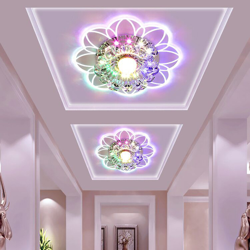 5W Crystal LED Ceiling Light Fixture Pendant Lamp Lighting Chandelier New