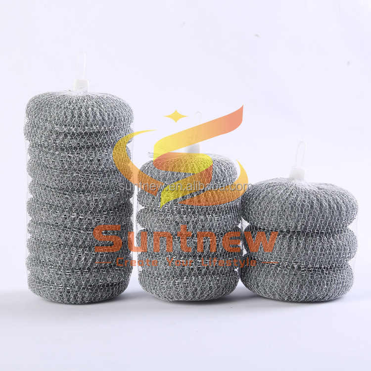 0.2mm stainless steel wire mesh scourer/galvanized wire/iron wire  scrubber cleaning balls with high quality