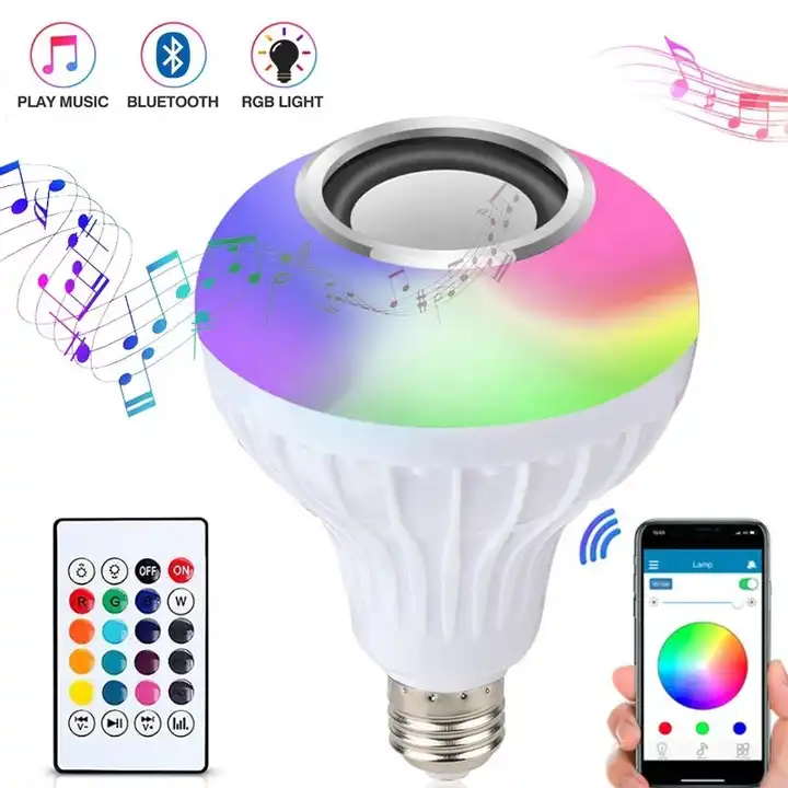 Rgb Emergency Smart Led Light Bulb Other Lighting Bulbs Speaker Bulb Music