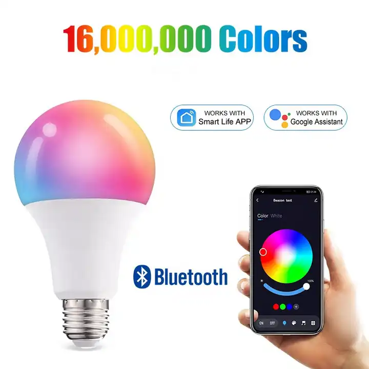 Smart Bulb Alexa Wifi Smart Bulb Controlled By Tuya App Alexa And Google