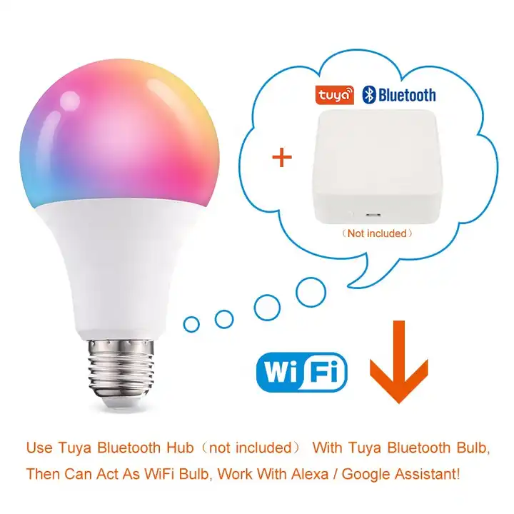 Smart Bulb Alexa Wifi Smart Bulb Controlled By Tuya App Alexa And Google