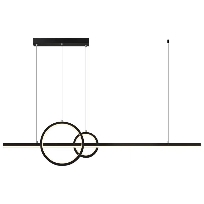 Pendant Living Room For Home Round LED Modern Long Chandelier Pendant Lights Restaurant Pendant