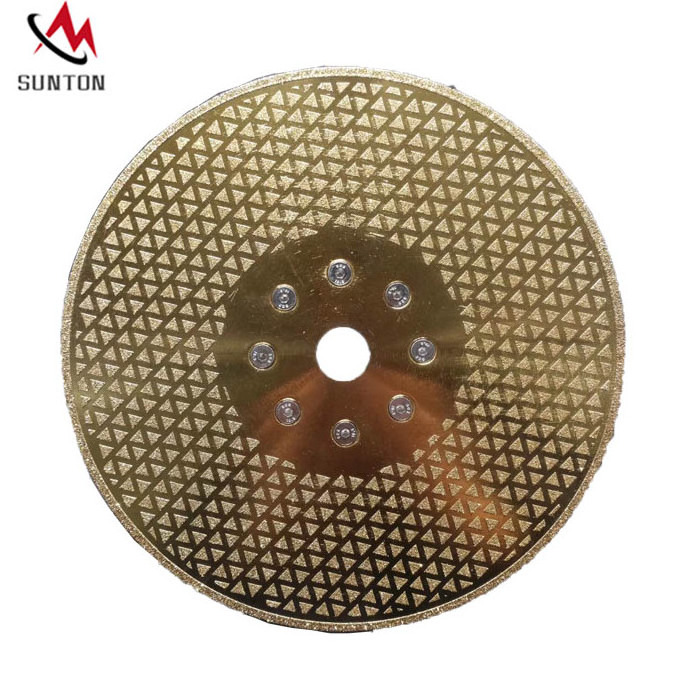 cuchillas de corte granite cutting tool 115*1.0mm electroplated  diamond granite saw blade