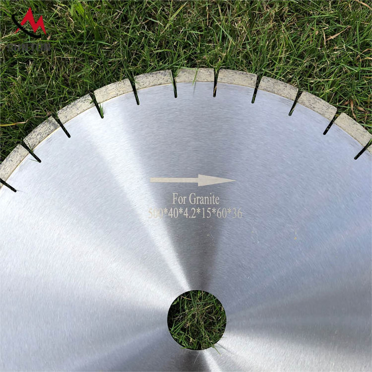 En13236 standard  16inch 400mm   20inch 500mm   diamond  bridge saw blade for granite marble stone quartz  fast cutting