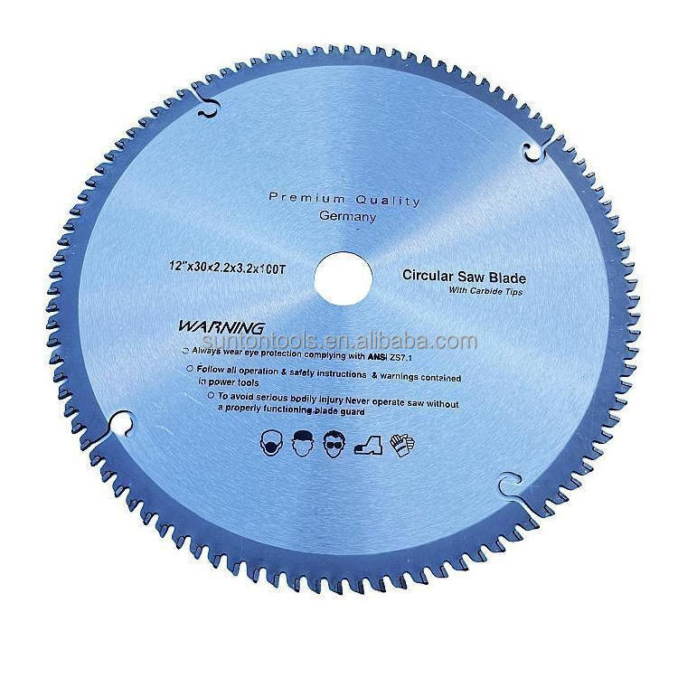 High quality  300mm 12inch  100T tungsten carbide TCT circular saw blade for aluminium profile cutting