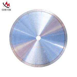 10 12 inch 300mm 10" 12" Laser J slot continuous rim hot pressed tiles cutting diamond saw blade for hard porcelain ceramic