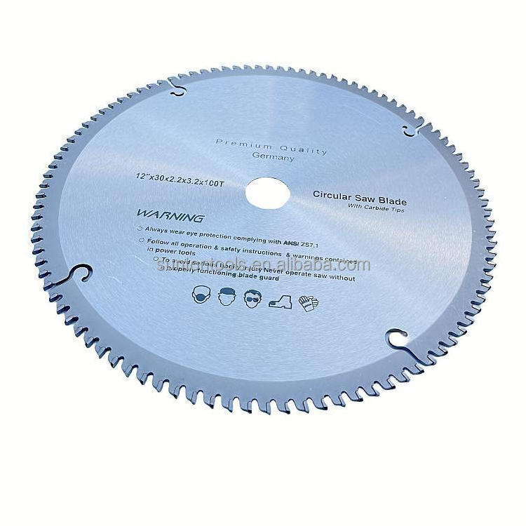 High quality  300mm 12inch  100T tungsten carbide TCT circular saw blade for aluminium profile cutting