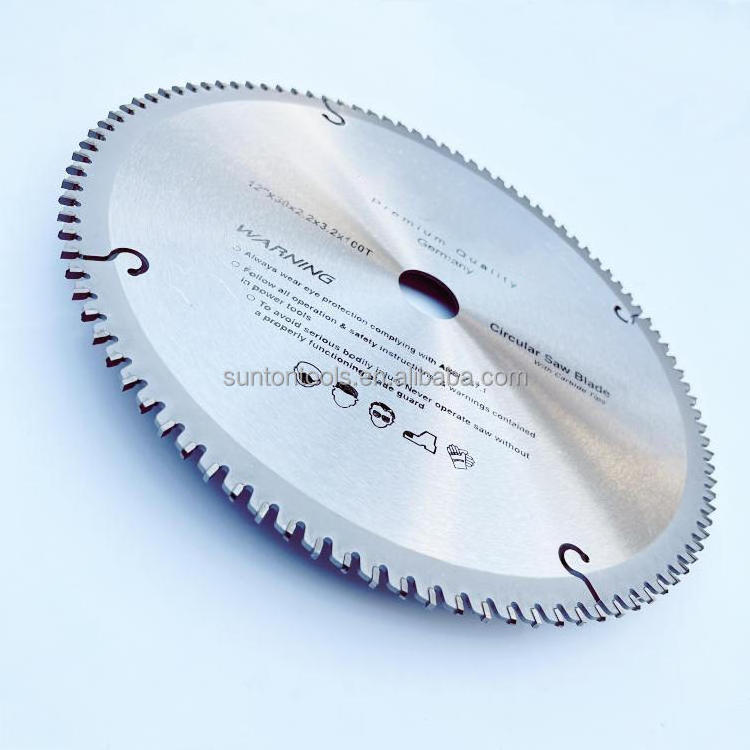 High quality  300mm 12inch  100T tungsten carbide TCT circular saw blade for aluminium profile cutting