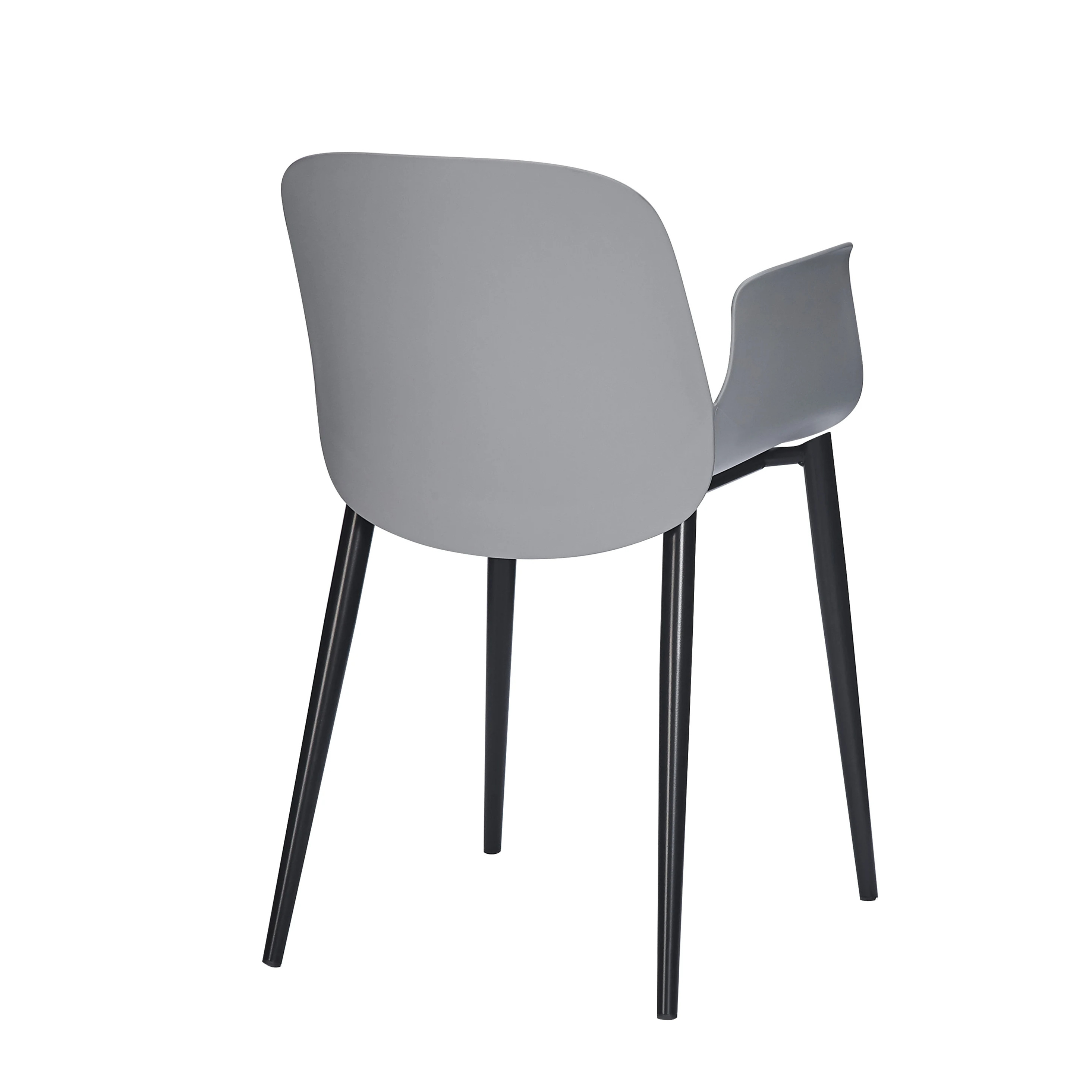 Minimalist Modern Plastic Dining Chairs with Backrests Household Living Room Bedroom Makeup Stools Cheap Bar Supplies Suppliers