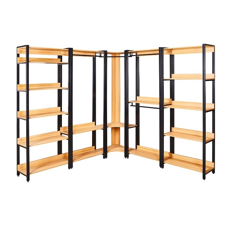 New design modern Multi-layer optional display racks vertical wall industrial luxury office bookshelf With baffle