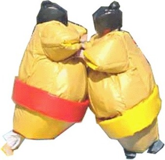 high quality PVC tarpaulin inflatable sumo suit wrestling for kids and adult