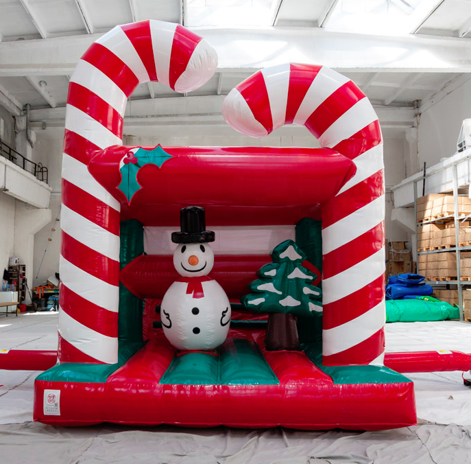 Factory prices Inflatable Christmas Bouncer slide combo house with custom design