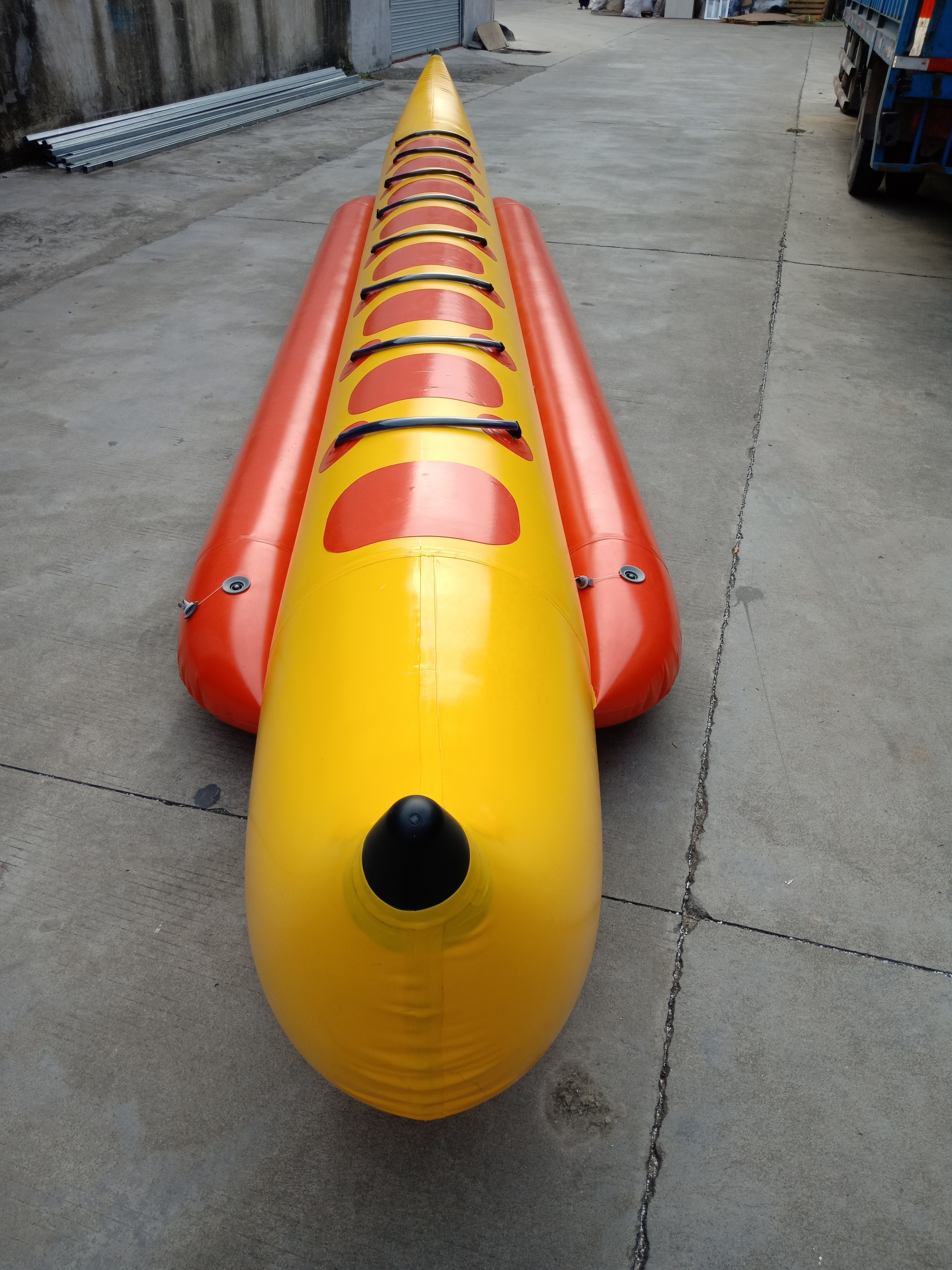 inflatable banana boat/inflatable kayak with 0.9mm PVC tarpaulin best quality