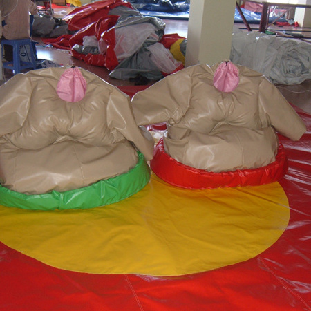 high quality PVC tarpaulin inflatable sumo suit wrestling for kids and adult