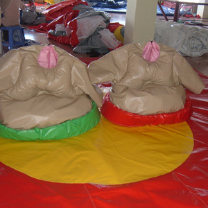 high quality PVC tarpaulin inflatable sumo suit wrestling for kids and adult