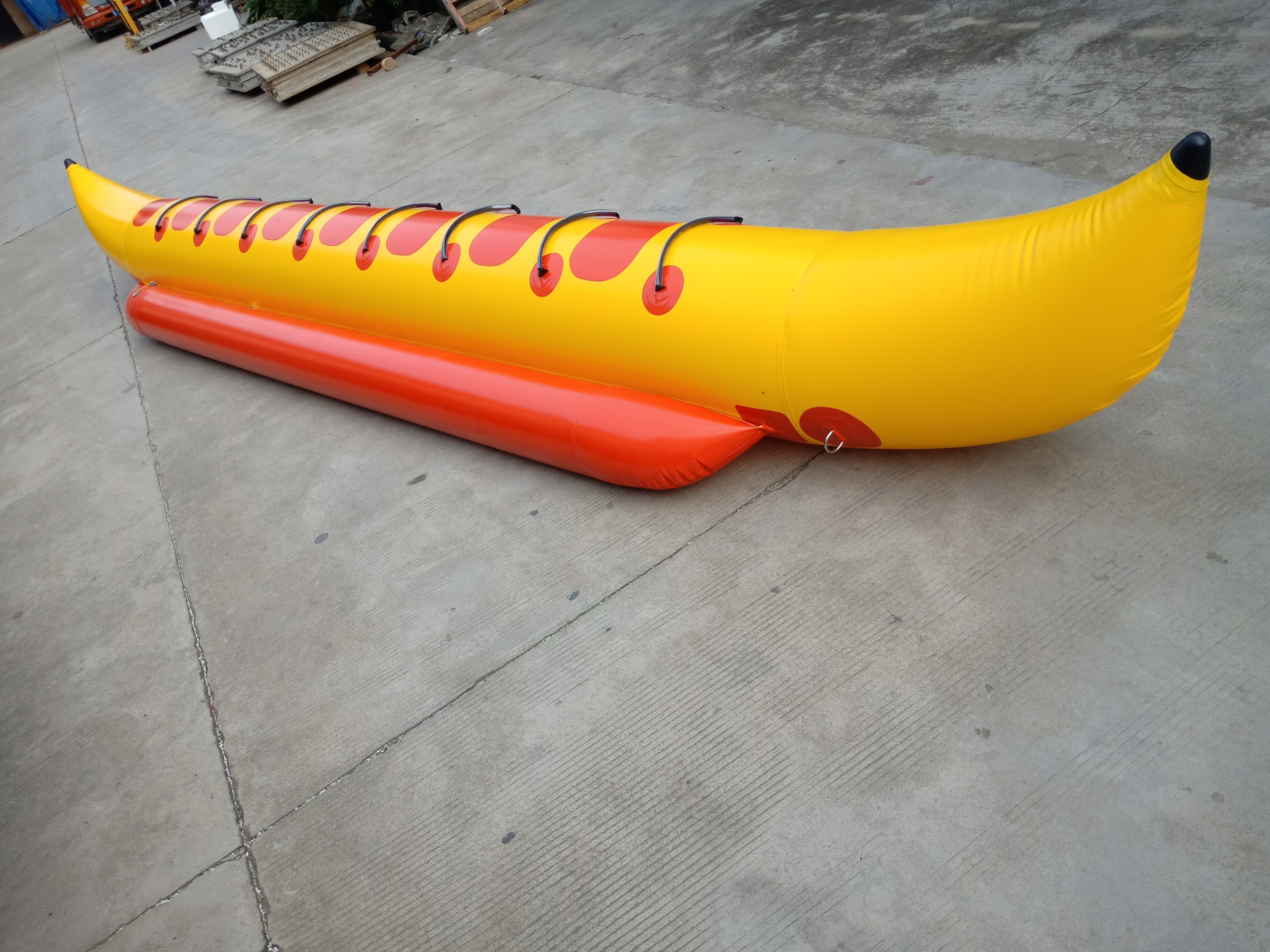 inflatable banana boat/inflatable kayak with 0.9mm PVC tarpaulin best quality