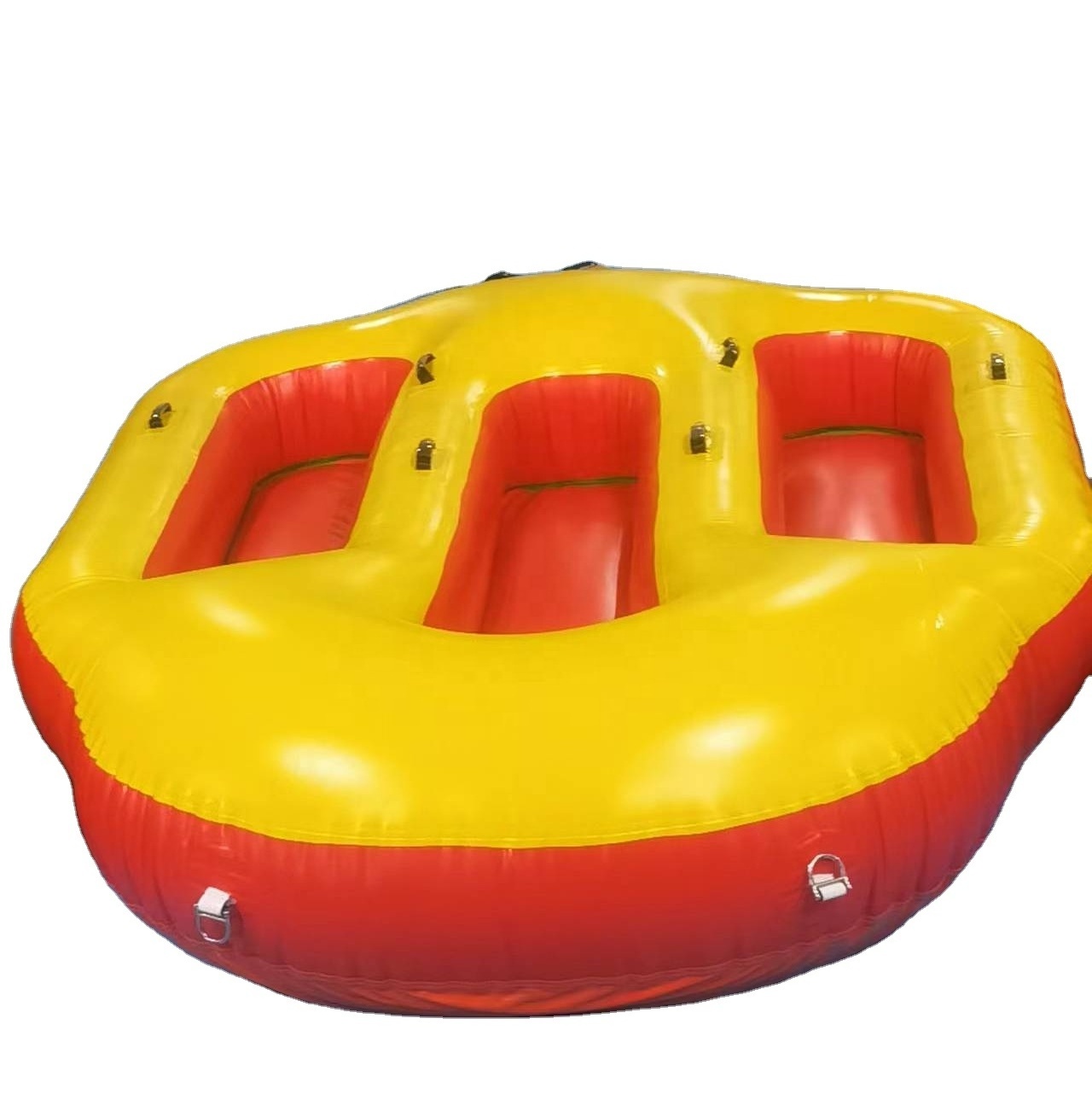 3 persons inflatable flying donut boat,inflatable flying towing game with high quality