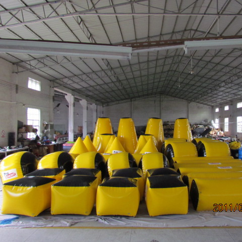 high quality inflatable customized design paintball bunker for shooting sport game