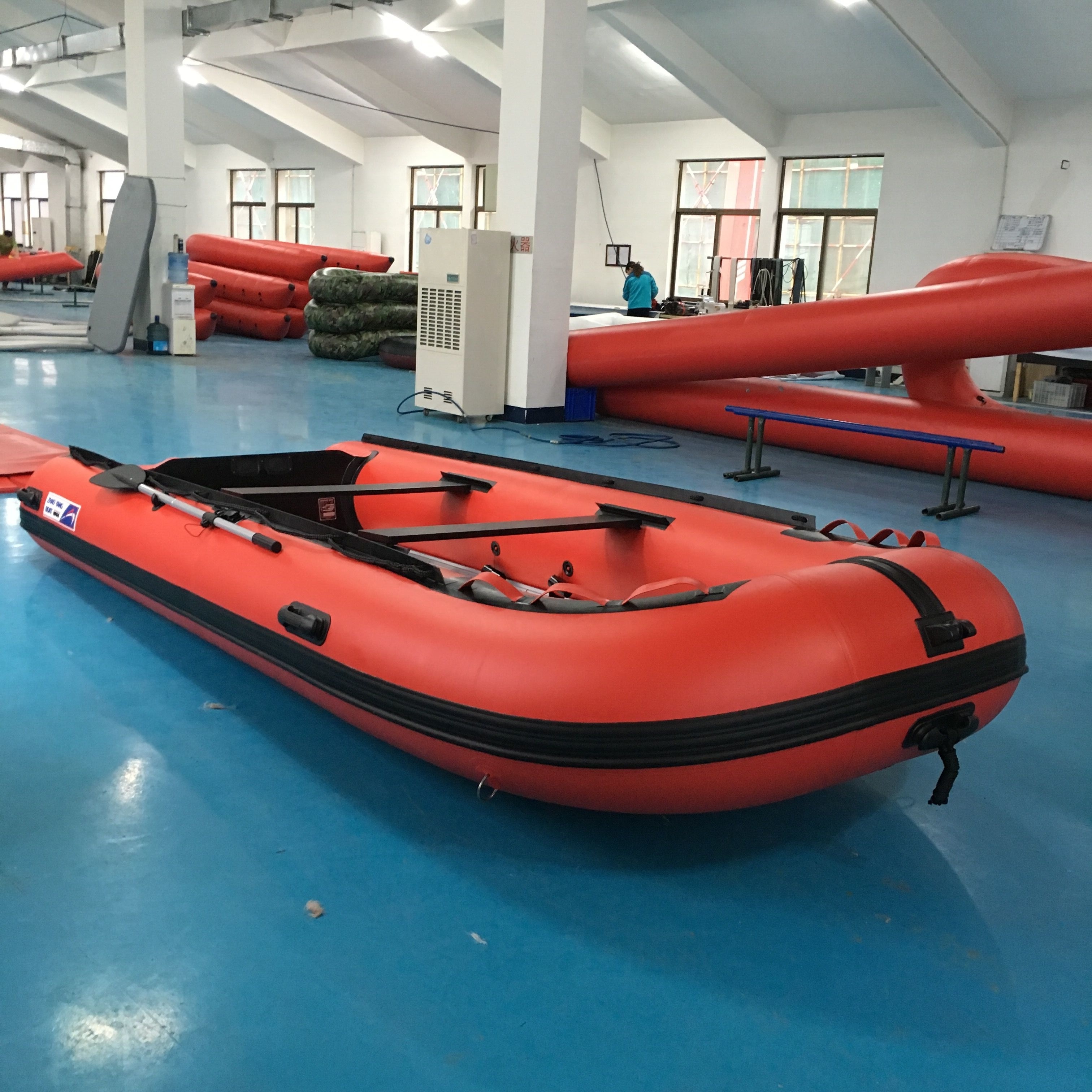 best and funny inflatable motor rubble boat with Aluminium floor