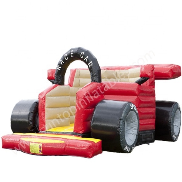 hot sales inflatable race car bouncy bouncer with custom design