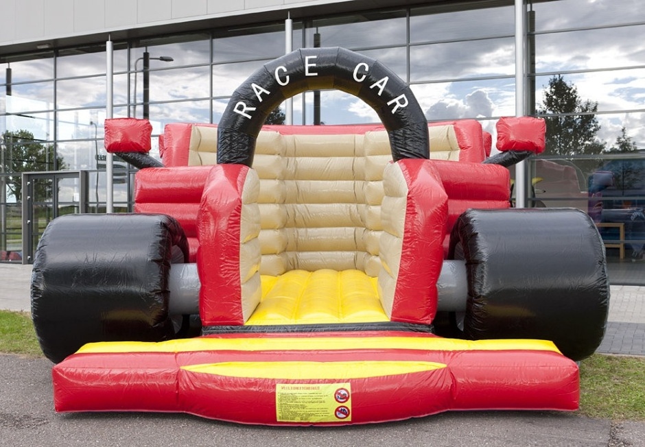 hot sales inflatable race car bouncy bouncer with custom design