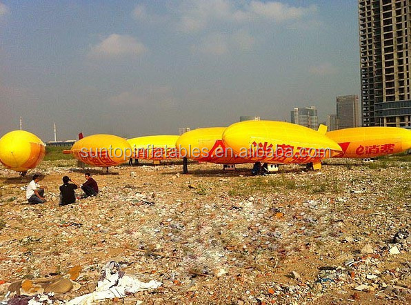 manufacturer inflatable advertising RC blimp/zeppelin with high quality