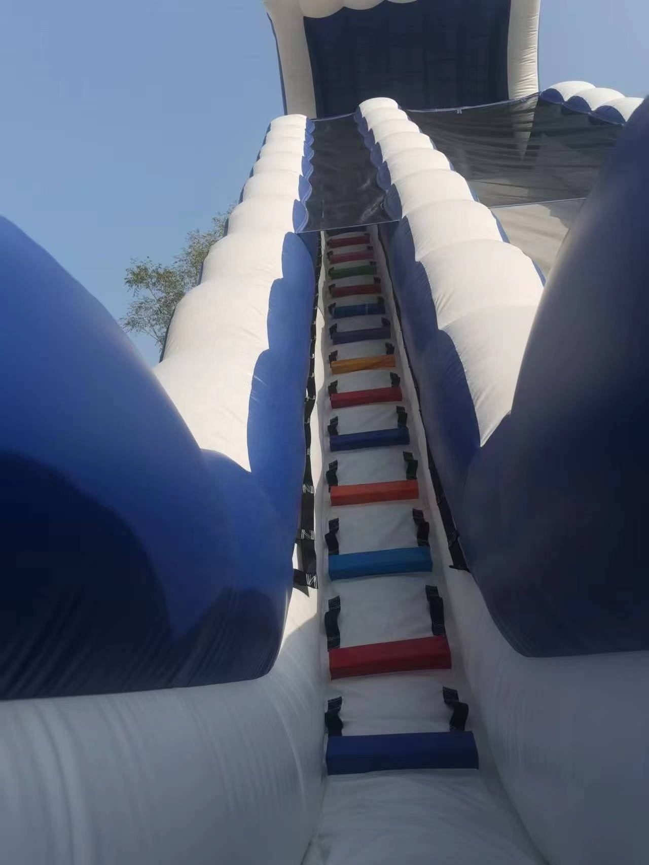 Outdoor amusement park giant big inflatable water slide,inflatable pool slip slide giant crazy juegos inflables tobogan slide