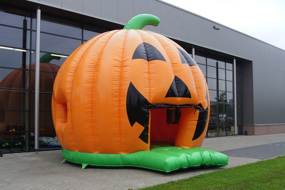 giant inflatable halloween pumpkin bouncy castle,inflatable pumpkin bouncer for festival