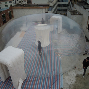 inflatable transparent big bubble tent, dome tent wtih best quality