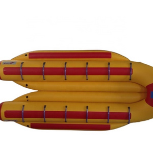 hot water towable banana boat,commercial use Double lane Inflatable Banana Boat with best quality