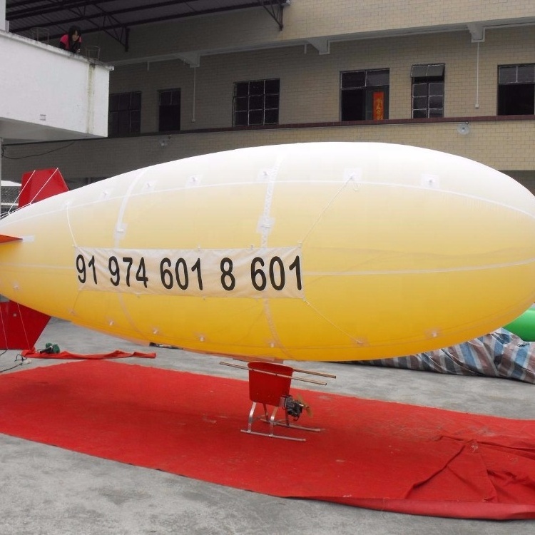 manufacturer inflatable advertising RC blimp/zeppelin with high quality