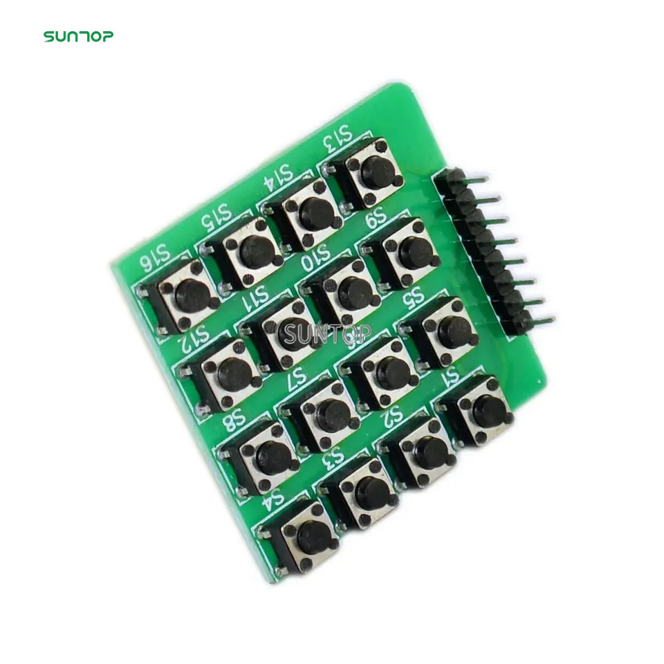 16 Button MCU Micro Switch 4*4 Matrix Keypad Keyboard Module