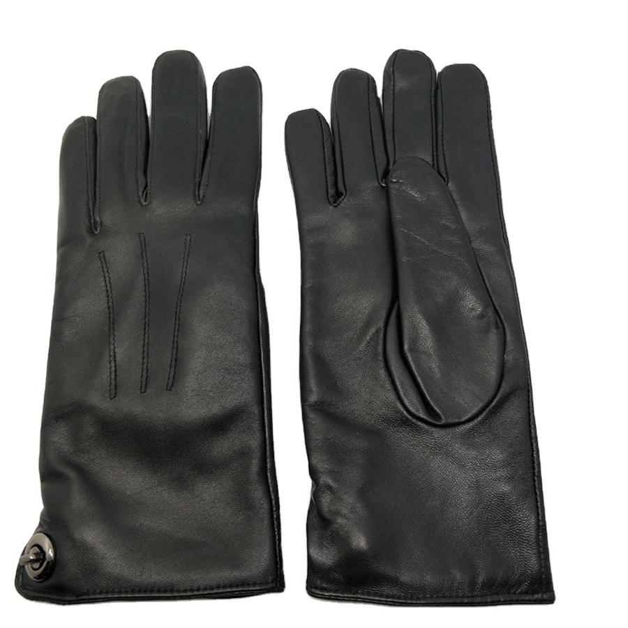 High Quality Genuine Leather Sheepskin Winter Warm Cycling Gloves Suitable For Daily Life And Work Gloves