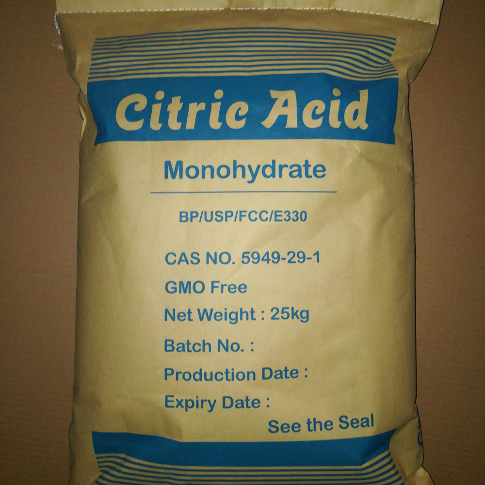 acido citrico anhidro Acido Citrico TTCA RZBC ENSIGN E330 citric acid monohydrate anhydrous taihe sodium citrate seven 7 star