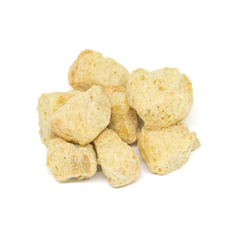 Non GMO Soybean fiber tvp soya protein soya chunks in bulk textured soy protein HALAL SOYA FIBER ISP-90