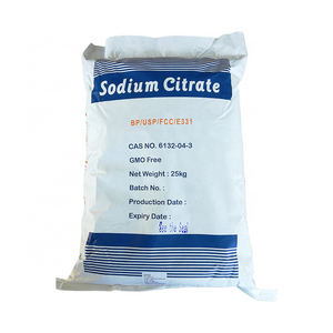 TAIHE Sodium Citrate dihydrate Tri sodium citrate E331 RZBC/ENSIGN/WEIFANG TTCA lemon Salt citric acid monohydrate E330