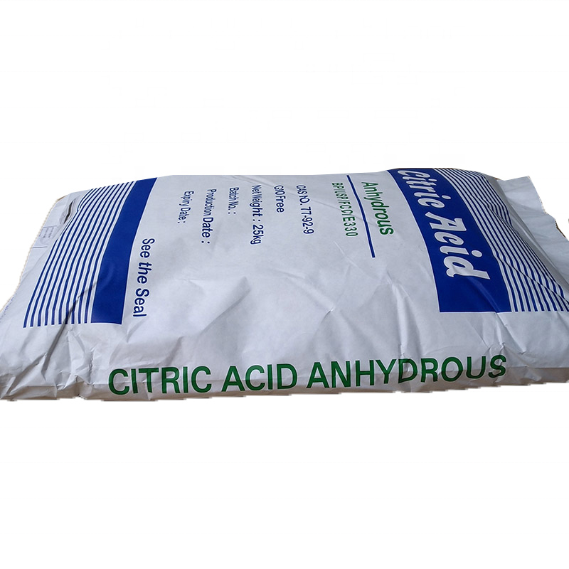 weifang Ensign TTCA citric acid anhydrous food grade E330 USP 41 cas no 77-92-9 anhydrous citric acid