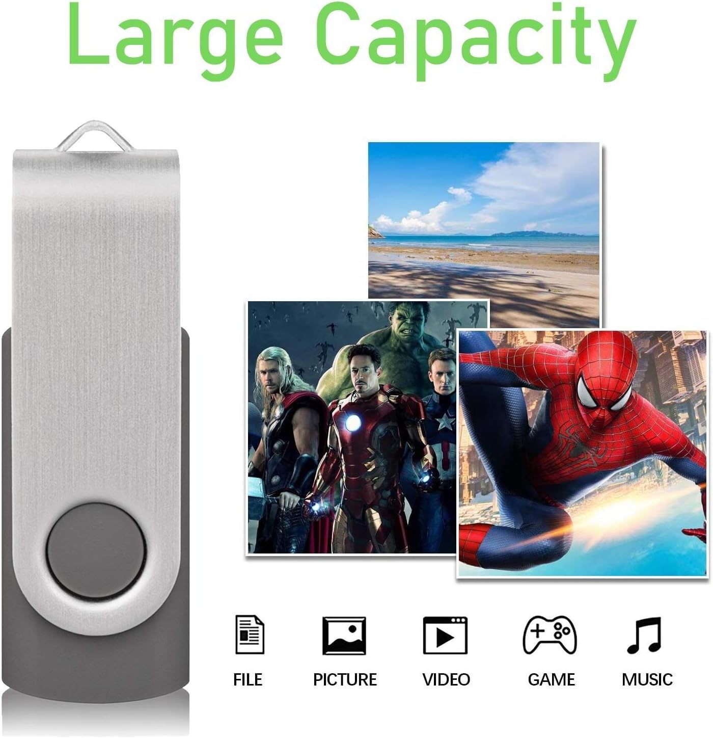 Wholesale Full Capacity Usb 3.0 2.0 usb flash drive micro 6gb 32gb 64gb 128gb  usb c thumb drive