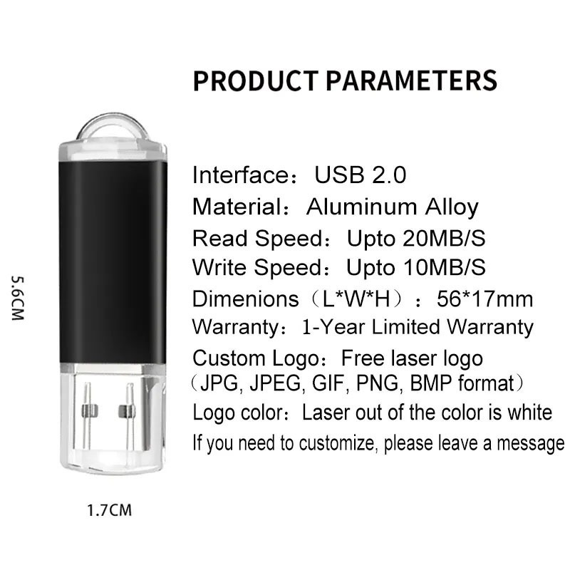 Hot Sale Color USB Flash Drive Free Laser Logo USB2.0 Memory Stick 512 GB 4GB 8GB USB Stick Flash Drive