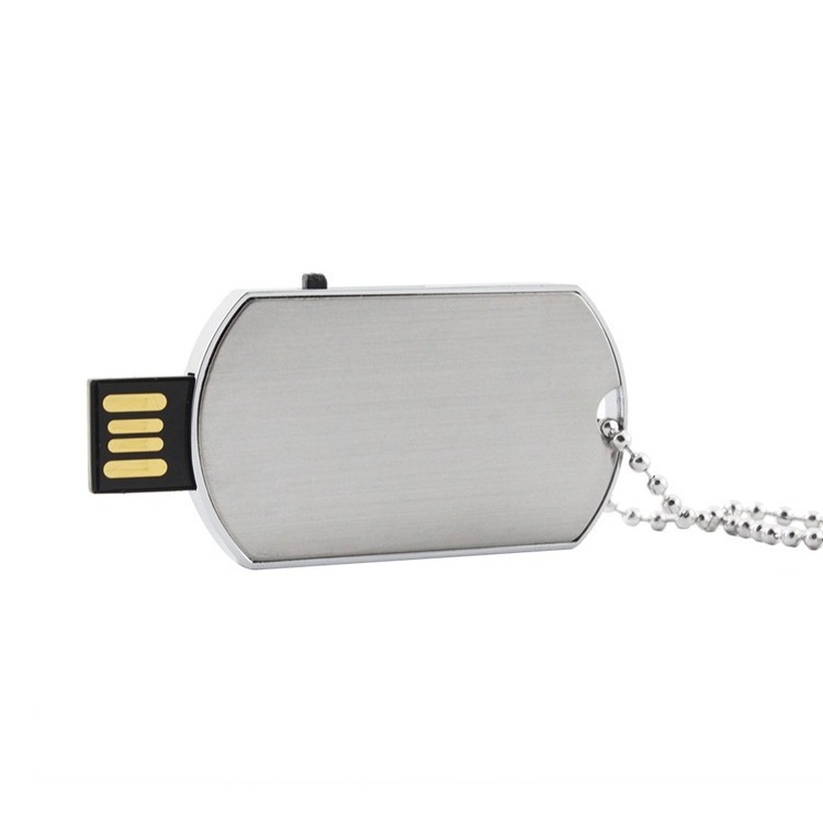 Metal USB Flash Drive 64 Gb Thumbdrive Flash Memory Stick 128 GB Jump Drive  Pendant Necklace with Key