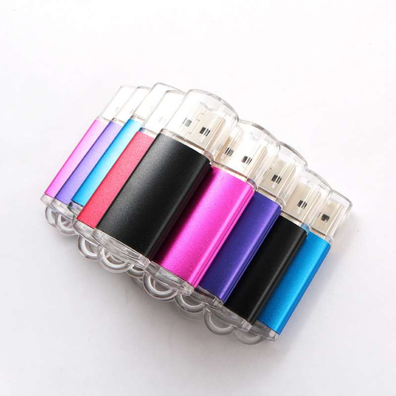 Hot Sale Color USB Flash Drive Free Laser Logo USB2.0 Memory Stick 512 GB 4GB 8GB USB Stick Flash Drive