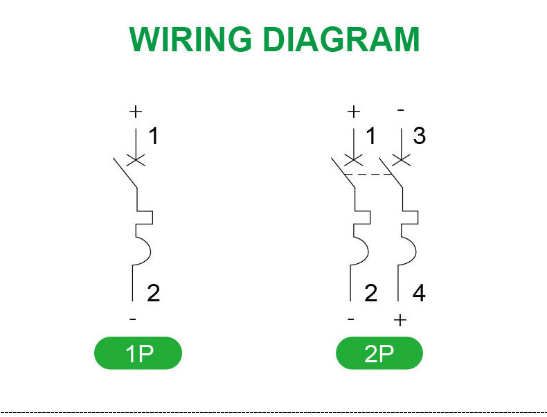 100/80/63/50/40/32/25/20/16/10/6/5/4/3/2/1 amp dc 125a din rail circuit breaker