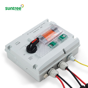 New solar equipment pv 1-2 string combiner box with electrical isolator switches 1200V DC CE/TUV/IEC