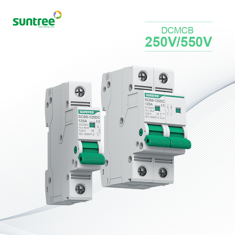 OEM/Suntree 1/2/3/4/5/6/10/16/20/25/32/40/50/63/80/100/125 amp  mcb dc miniature circuit breaker