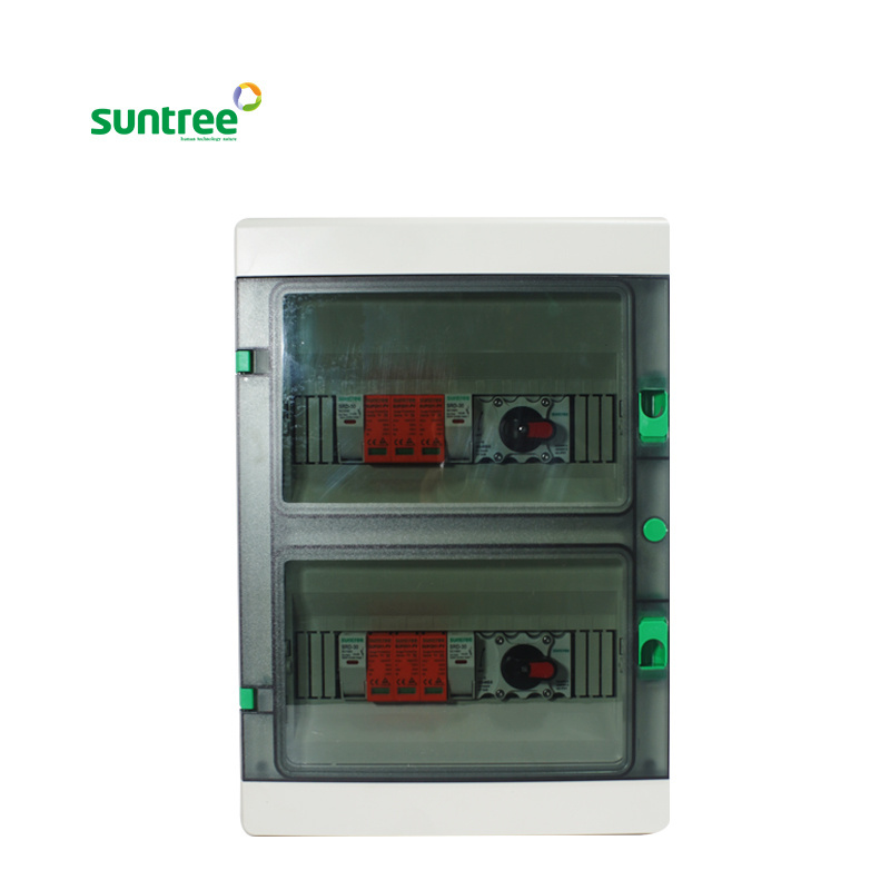 rooftop solar panel dc pv 4 2 3 string electrical combiner box  with disconnect